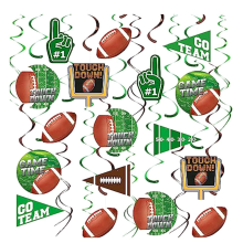 30Pcs Football Party Decorations for Birthday Gameday Supplies