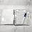 Money-Saving Challenge Kit, 100 Envelope Binder for Saving 5050 Cash Envelopes Budget Planning 5