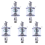 5PCS 50ML Engine Oil Drip Injectors, Needle Valve Cups, Glass Machine Tool Cups 1