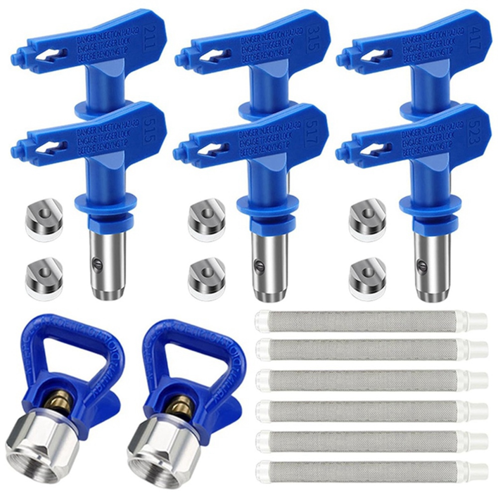 Photos - Paint Sprayer 14 Pcs Tips Reversible Airless  Nozzle Tip Guard with 6Pcs