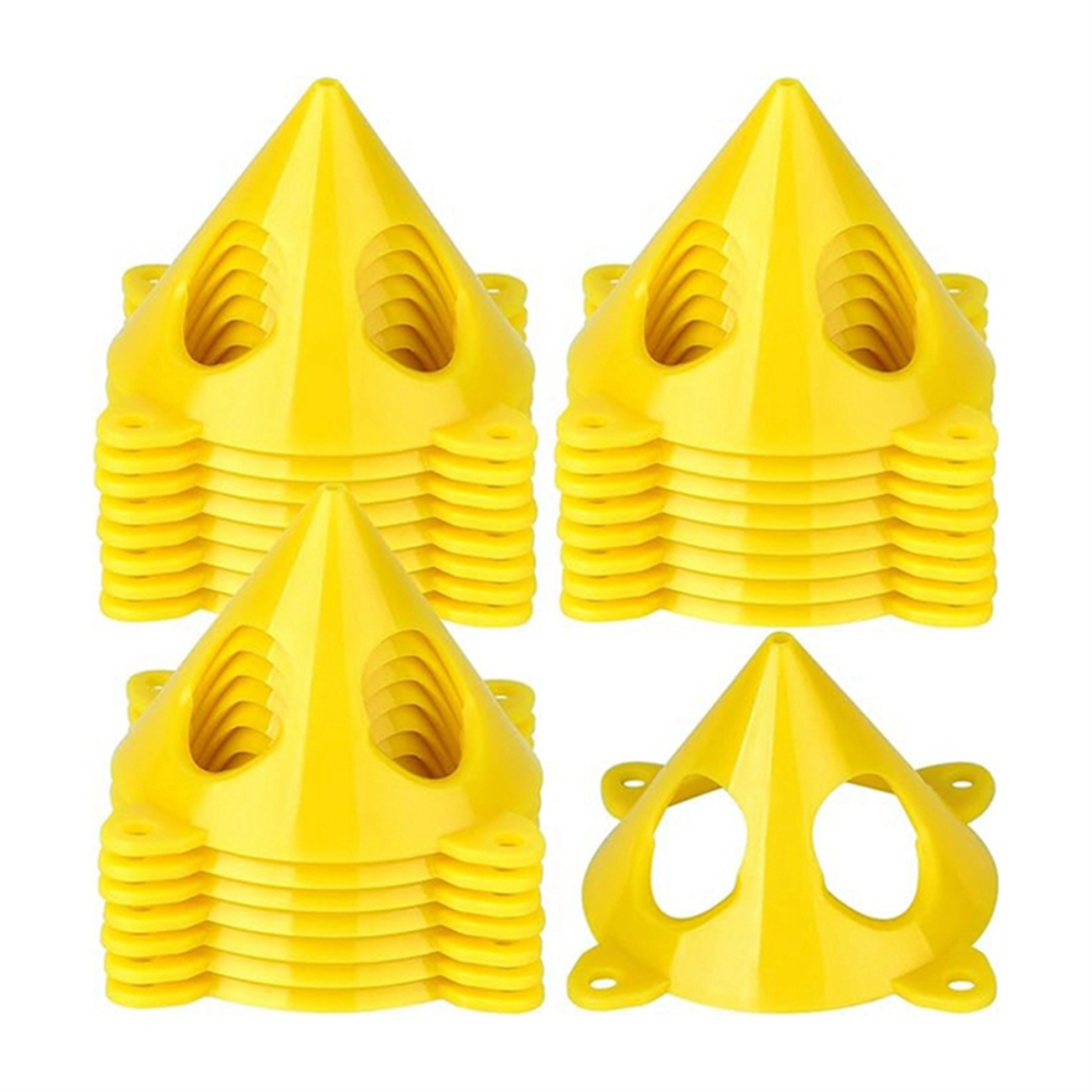 36Pcs Painter Pyramid Stand Mini Paint Tripod Windproof Roller Barrier Signs For Cleaning Oil Paintings 4852649000196