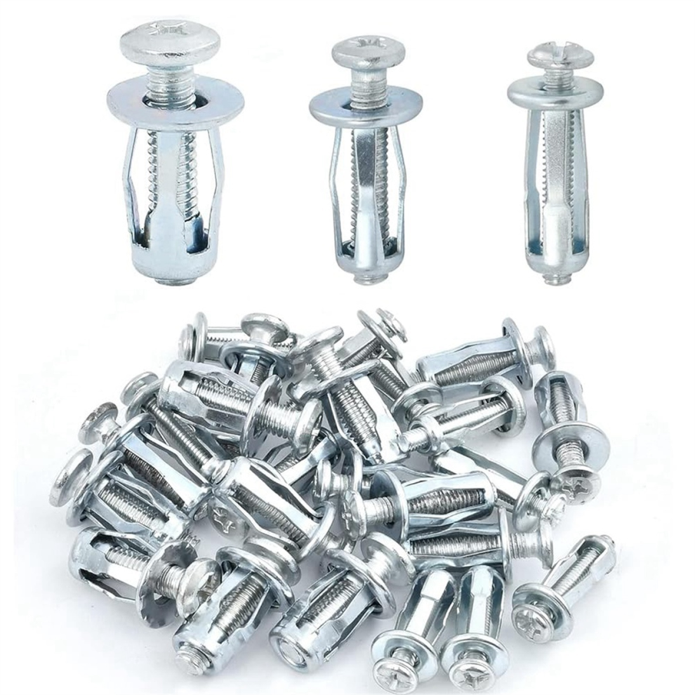 Photos - Nail / Screw / Fastener 90 PCS Expansion Screw Petal Nut, -20,M5-25,M6-25 Shape Metal Jack Nuts Nut