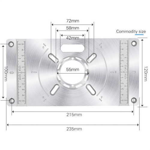 Woodworking Table Edger Fixed Bracket Flip-Chip Board 2