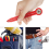 Blue Adjustable Drawing Compass Portable Industrial Design Decoration Hole Ruler DIY 8