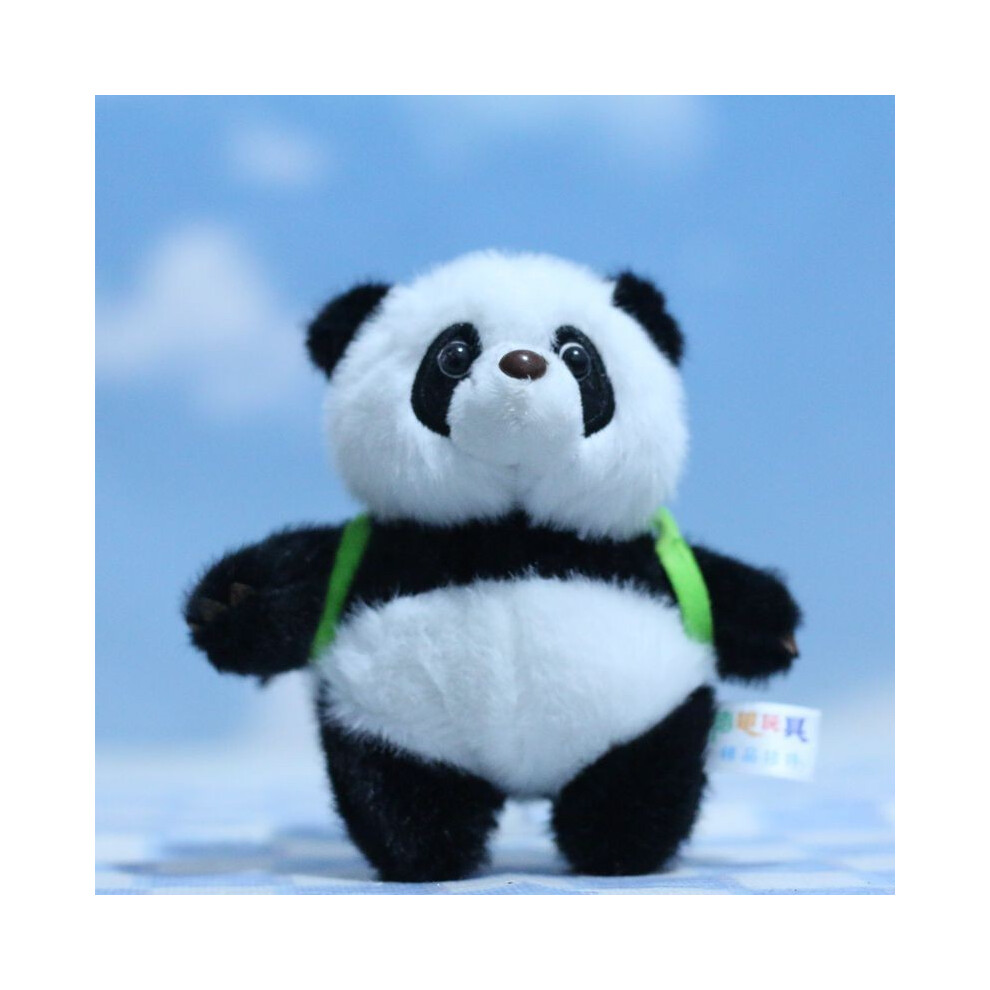 (Black Bag) Plush Panda Cute Backpack Pendant For Charming Bag Accessory With Ultra Soft Short Fabric Plush-image-OPC-PJ8G56N-NEW
