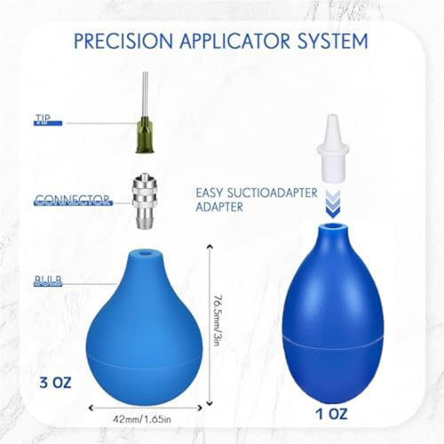 Ceramic Tool Supplies Precision Applicator, Slider Glaze Squeeze Bottle, 3 Oz Clay Set 2
