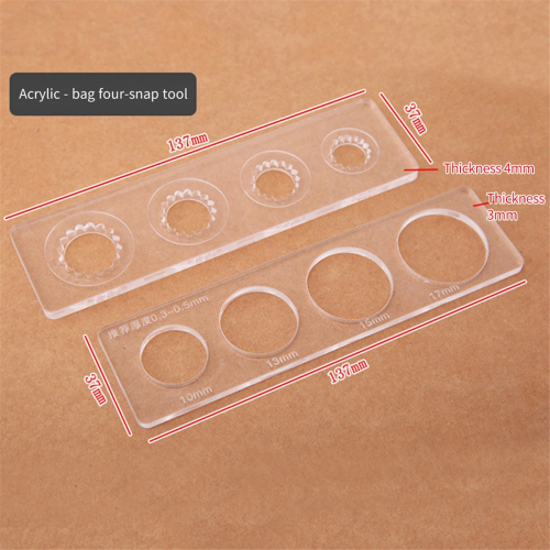 DIY Handmade Leather Bag Snap Button Easy to Understand Gadget Installation Tool Kit 2