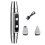 Double Head Jade Flashlight 6 Light Source USB Direct Charging Identification Jewelry Fluorescent Lamp, Silver 1