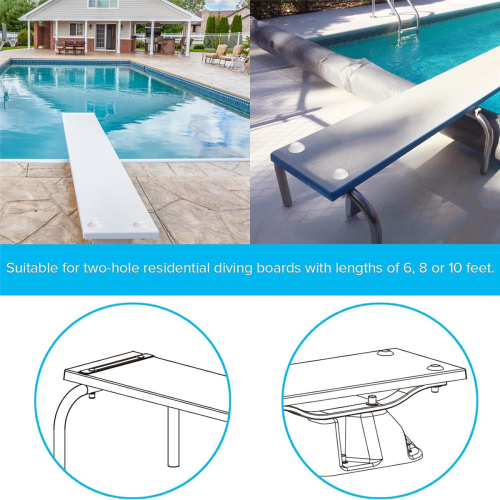Diving Board Bolts, Mounting Kit for Two Hole Residential Pool Board, Bolt 2