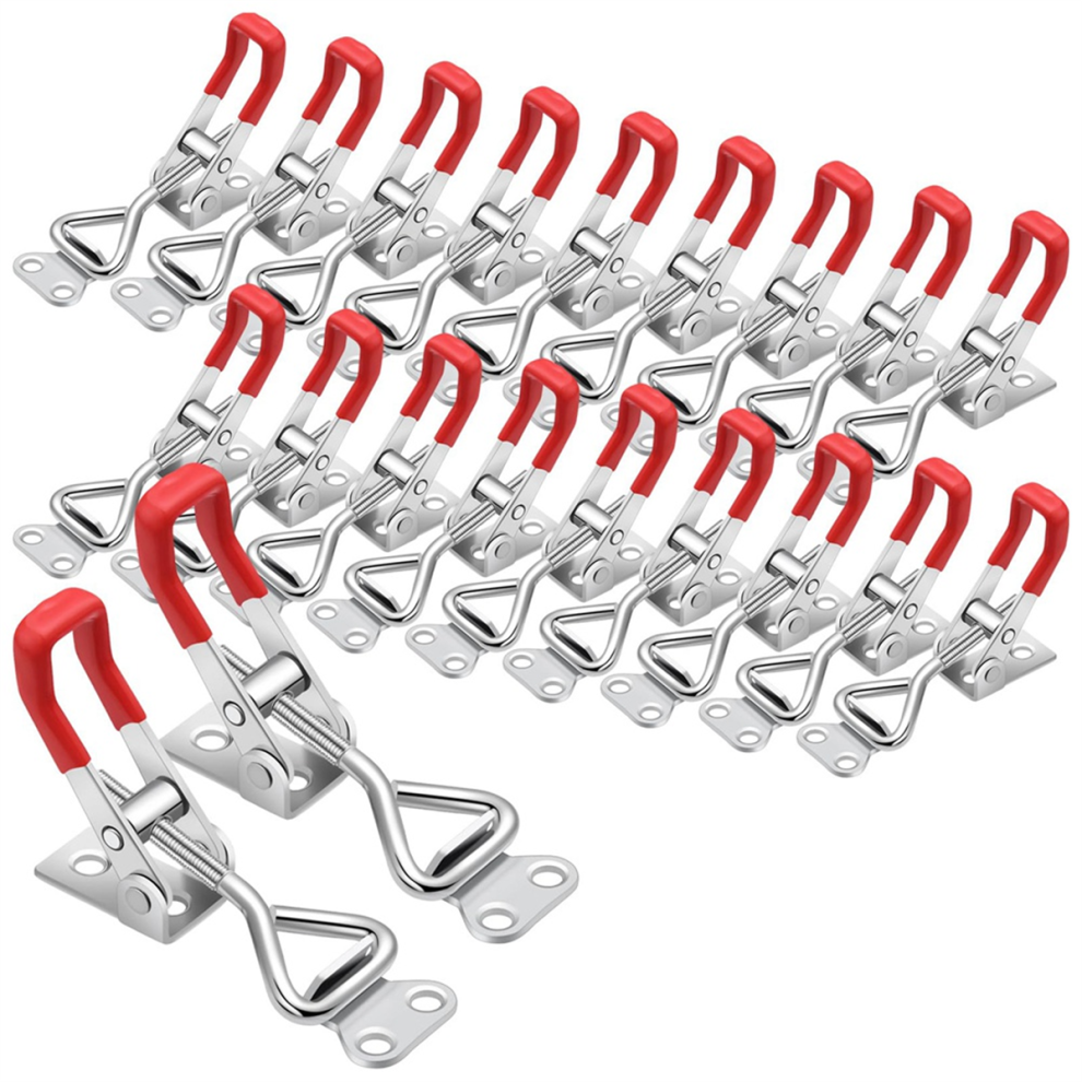 36Pcs Adjustable Toggle Latch Clamp Pull 4001 Heavy Duty Lock Metal Door Latches Sturdy Hardware 4852649019594