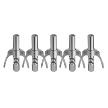 5PCS Grease Coupler 10000PSI Heavy-Duty Quick Release Oil Pump Two Easy Push