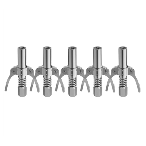 5PCS Grease Coupler 10000PSI Heavy-Duty Quick Release Oil Pump Two Easy Push