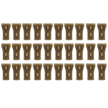 30Pcs Brick Wall Clips for Hanging Outdoors Hooks Siding Hooks, No Drill Fits Bricks 2 1/4 Inch to 3/8