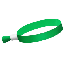 100 Pcs Cloth Event Wristbands, Colored Wrist Bands for Events, Concert Strap (Green)