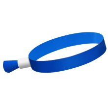 100 Pcs Cloth Event Wristbands, Colored Wrist Bands for Events, Concert Strap (Blue)