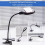 Magnifier Eye-Care Reading Lamp, LED Desk Lamp,Magnifying Lamp for Bedside Work, Craft Workbench 5