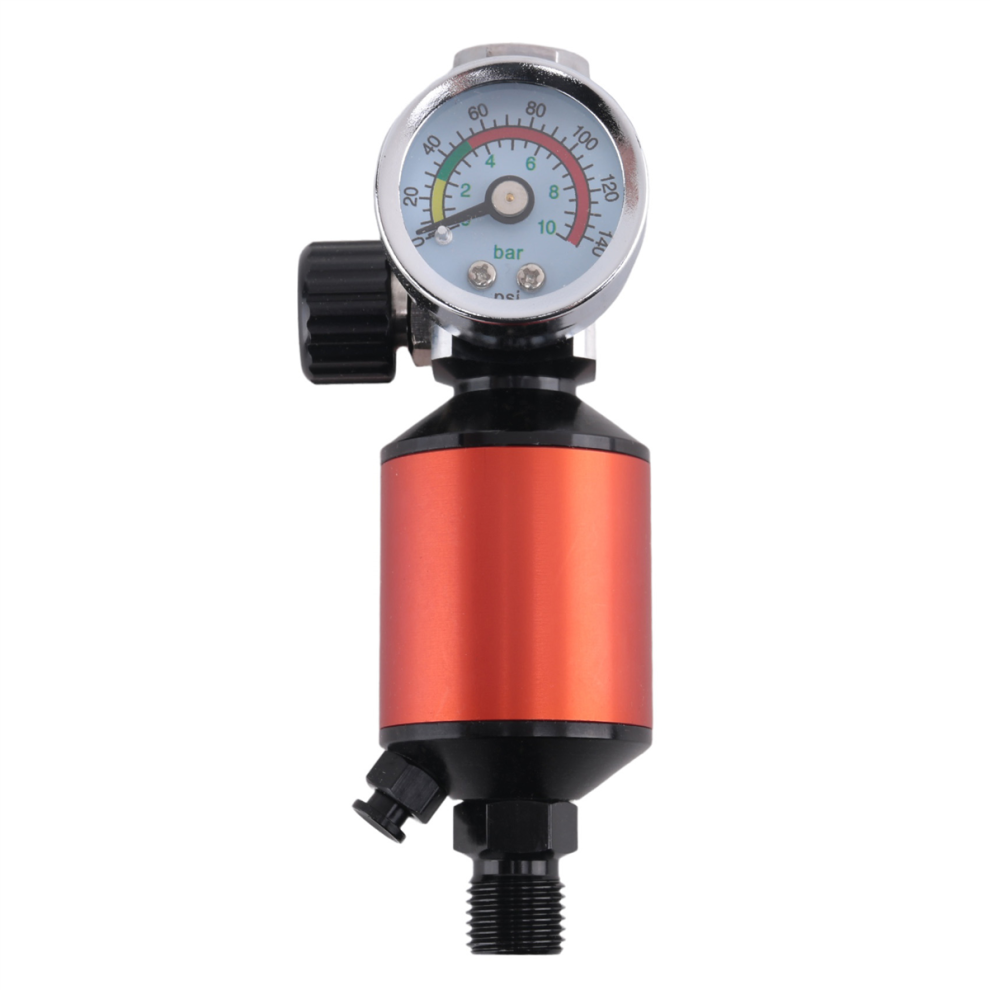 Air Compressor Regulator Oil Moisture Separator Clean, 1/4Inch Npt Inlet And Outlet Pressure Regulator,For Tools 4852649027421