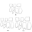 8Pcs/Set 10In Acrylic Template Ruler Set Memory Quilting for Sewing Patchwork B 5