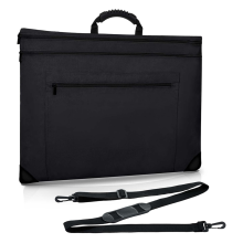 Art Briefcase Waterproof Carrying Case with Sturdy and Handle for Sketching,Posters Painting,A