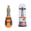 Eight in One Portable Multi-Function S2 Batch Head 2-Way Ratchet Adjustable Angle Screwdriver Maintenance Kit Orange 8