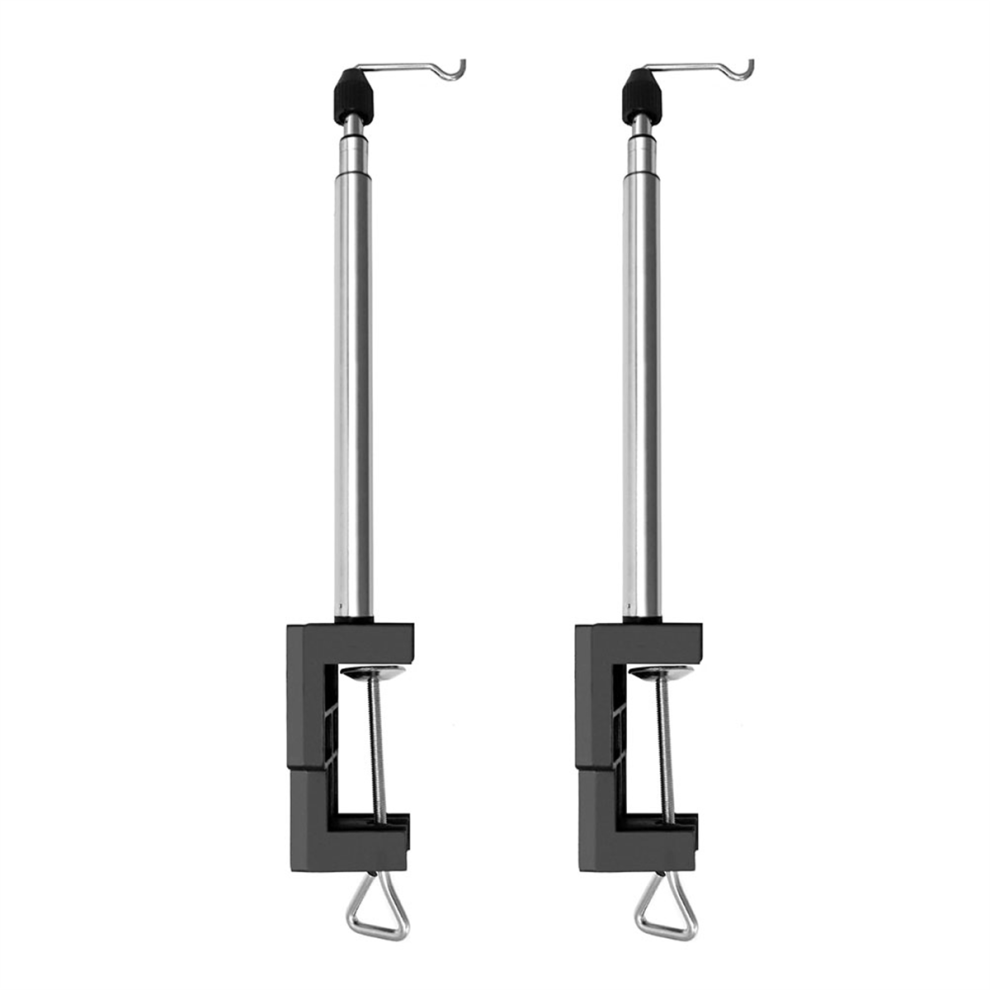 2 Pack Rotary Tool Round Grinder Telescopic Hanging Stand Holder With Table Clamp, Flex Shaft Hanger 4852649032906