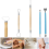 Clay Tools 21 PCS, Pottery Tool Kit Dotting Polymer Tools, Ceramics with Wooden Handle Bag 4