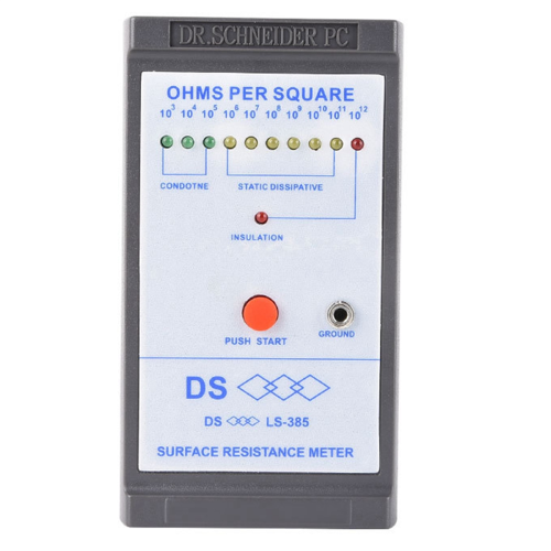 -385 LED Display Resistance Tester Anti-Static Testing Induction Ohm Meters Test with Indicator 2