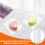 150Pack Wax Melt Container 1.3 Oz Plastic Set for Melts Clear Flip Top, Empty Candle Melt,Heart Shape 3