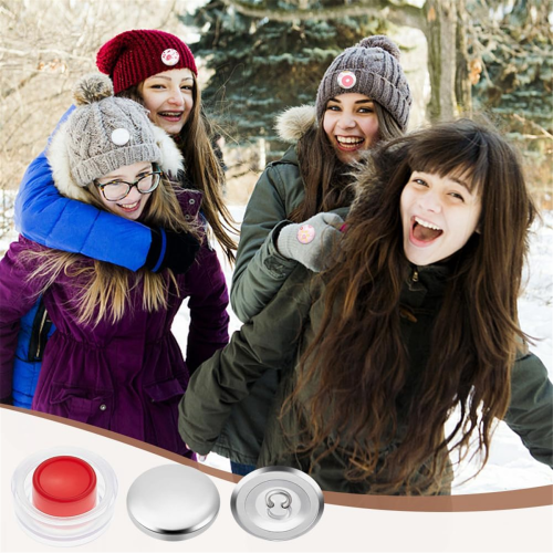 100 Sets Cover Button Kit with Tools,Fabric Making Kit,Fabric Cloth Covered Flat Back Buttons Maker,B 2