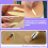 49 Pcs Hand Bookbinding Tools Kits for Beginners Binding Supplies Steel Ruler DIY Crafts 6