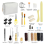 49 Pcs Hand Bookbinding Tools Kits for Beginners Binding Supplies Steel Ruler DIY Crafts 3