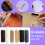 49 Pcs Hand Bookbinding Tools Kits for Beginners Binding Supplies Steel Ruler DIY Crafts 4