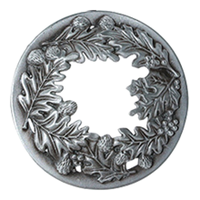 Candle Toppers Scented Candles Cover,Candles Gifts for Women,Help Jar Melt Evenly Leaf 7.8cm Silver