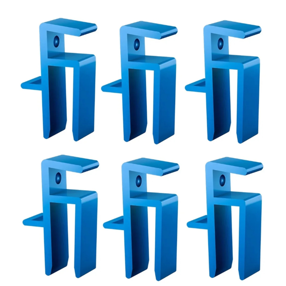 Wardrobe Closing Board Clip Woodworking 16-18Mm Jigs Fixing Carpentry Fixed Clamp Tool 6Pcs 4852649045210
