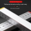 2PC Woodworking Equal Height Ruler Positioning Horizontal Elevation Double-Sided Scale Ceramic Tile Special Tool B 8