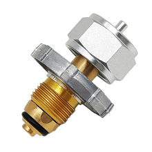 Gas Propane Refill Adapter Aluminum Alloy Output Converter Camping Bottle Transfer Nozzle