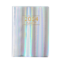 2024 Appointment Book & Planner - Jan. Dec. 2024, Daily Hourly 2024,Premium Paper(Silver)