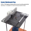 1Set Milling Table Insert Plate,Aluminium for Router with Holder Chamfer Torque, Plate 4