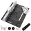 1Set Milling Table Insert Plate,Aluminium for Router with Holder Chamfer Torque, Plate 2