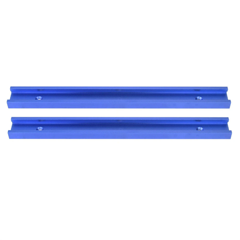 2Pcs 30 Type T-Track T-Slot Miter Track Jig Fixture Slot Connector Woodworking Chute Rail Carpentry Tools 30Cm 4852649058357