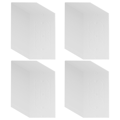 Outlet Insulators Draft Sealers, 100Pcs Electrical Insulation Pads, EVA Foam Gasket for Wall, Switch Socket Cover