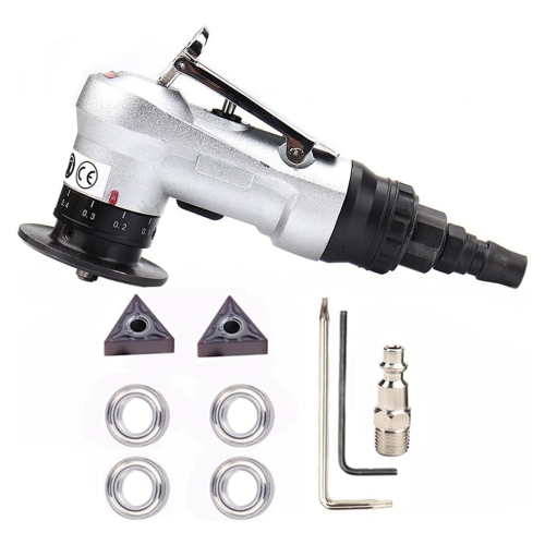 Manual Pneumatic Chamfering Machine, Mini Portable Linear Power Tools, 45 Degree Metal Trimming Kit