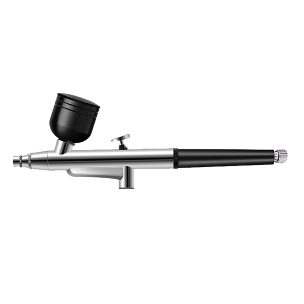 Portable Single Action Airbrush 0.3Mm Nozzles Pen For Model Cake Nail Car Painting Beauty Inkjet-Black 4852649065409