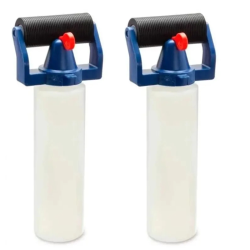 2PCS Glue Applicator Roller Dispenser PE Plastic Bottle 8Oz for Wood Processing Painting Supply 1