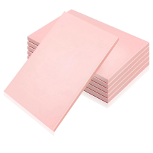 6 Pcs Pink Rubber Block Stamp Carving Linoleum Blocks for Soft Crafts