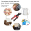 Leather Hole Punch Set, Super Heavy Duty Rotary Puncher, Precision Multi Sizes for Belts, Crafts Holes B 6
