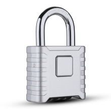 Heavy Duty Combination Padlock, Outdoor Mechanical Lock for Lockers,Gates(Silver)