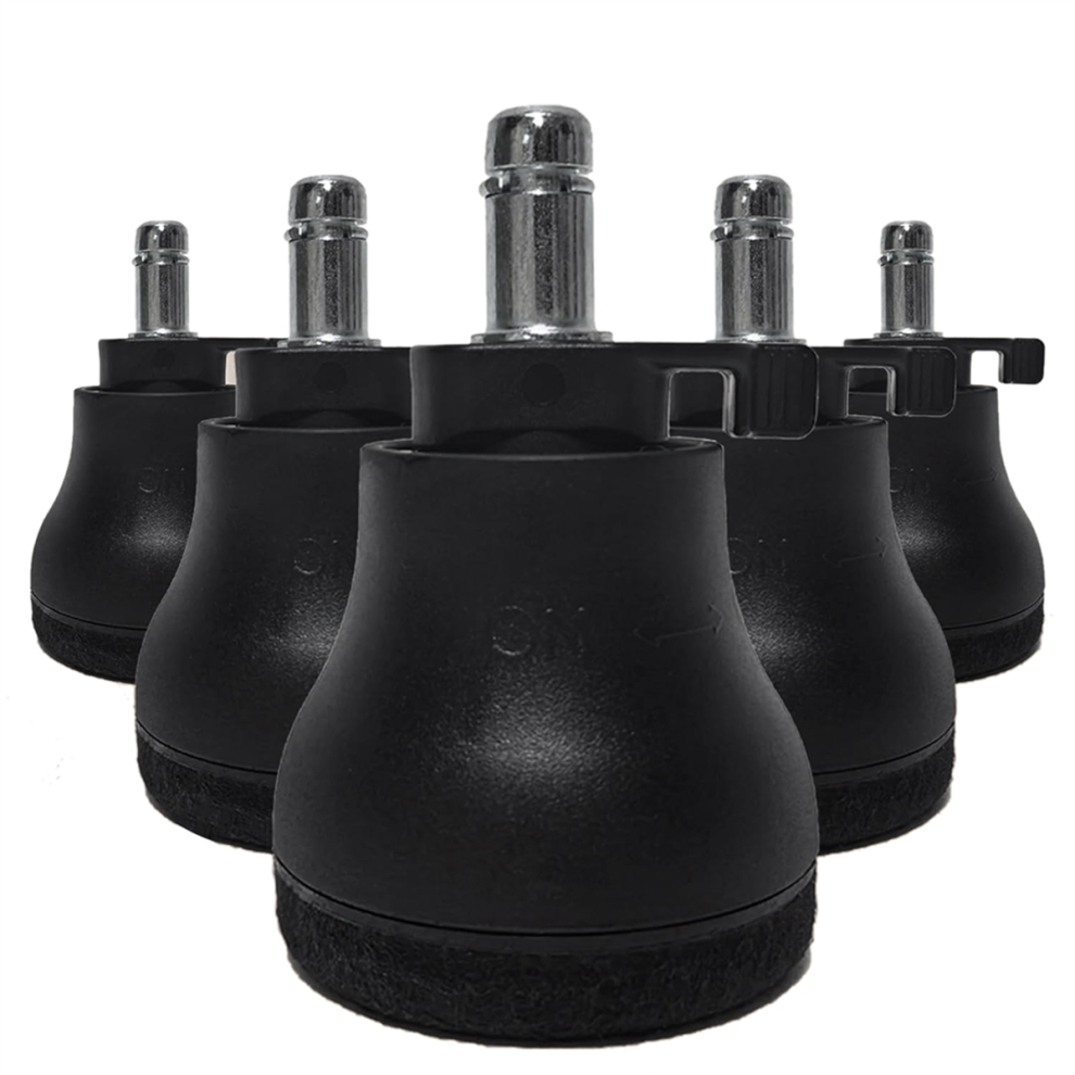 5Pcs Bell Glides Replacement Office Chair Wheels For Hardwood Floors Protect Your Floor From Scratches Caused 4852649070397