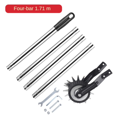 Wheeled Rotary Hand Edger Lawn Tool, Tool for Precise Mowing Along Walkways, Gardens, Driveways 2