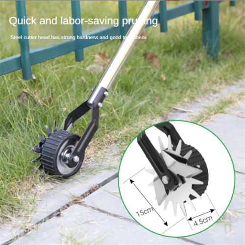 Wheeled Rotary Hand Edger Lawn Tool, Tool for Precise Mowing Along Walkways, Gardens, Driveways 1